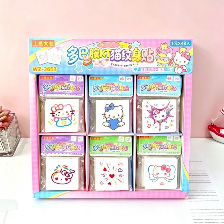 Dopamine Kitty Colorful Tattoo Stickers Waterproof Long-Lasting Realistic Cartoon Cute Fashionable Washable for Girls Dopamine Kitty Colorful Tattoo Stickers Waterproof Long-Lasting Realistic Cartoon Cute Fashionable Washable for Girls
