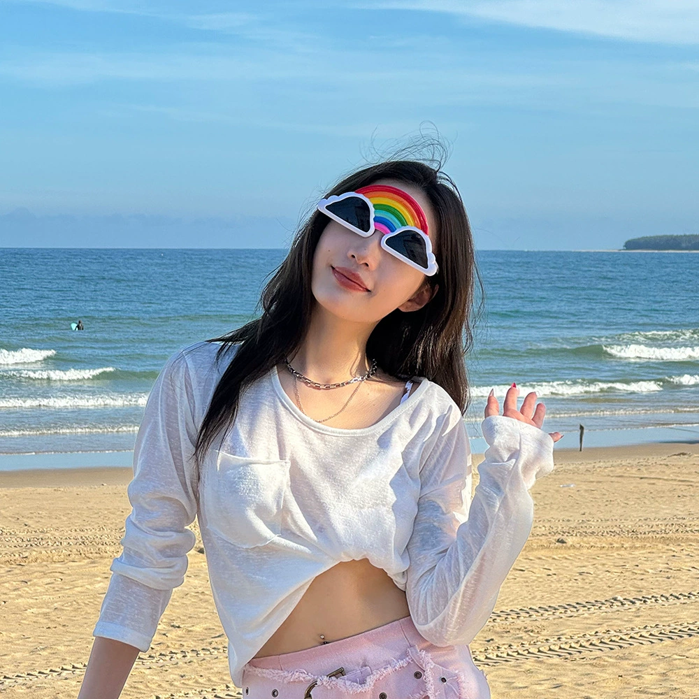 Beach sunglasses, glasses for party, wineglass for ice cream, graduation party