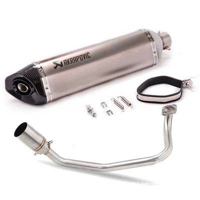 Motorcycle exhaust pipe: Exhaust Front End Tail Throat - j