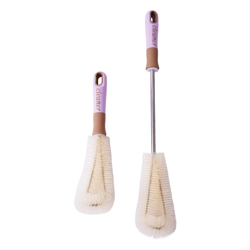 Cepillo de taza, artefacto de limpieza de taza de agua doméstica, cepillo especial para taza, máquina de leche de soja, cepillo pequeño de mango largo, cepillo para biberón