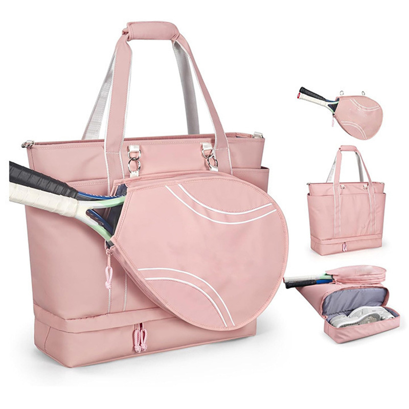 Bolsa de raqueta de tenis 2025 de lujo ligero de alto rango de hombro bolso de raqueta de pico bolso de bádminton deportivo al aire libre