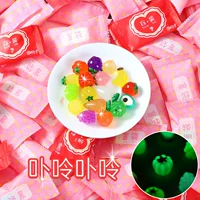 Новый интернет-красный всплесок, играйте в слепую коробку, светящийся фруктовый пакет, смола слепые коробки, игрушка маленький подарок