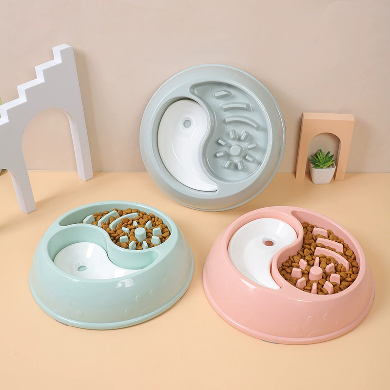 Собака Медленная Еда Чаша Собака Анти-удушье Анти-опрокидывание Собака Чаша Собака Еда Чаша Маленькая Собака Кошка Щенок Pet