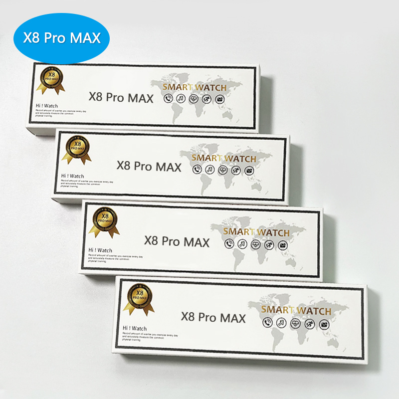 跨境新款X8 PRO MAX蓝牙通话手表 hryfine信息提醒运动计步手环详情5