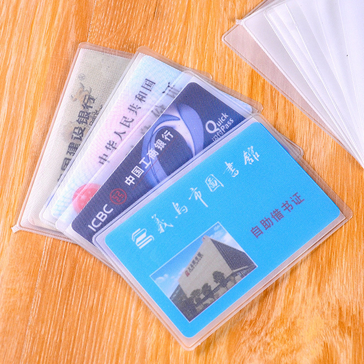 透明フロスト防磁身分証明書セット銀行カードセット会員カードカバーバスカードセット防水証明書カードセット|undefined