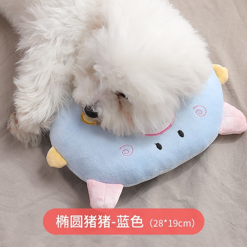 ペット犬子睡眠枕かわいい子豚模様保護頚椎深睡眠犬猫枕|undefined
