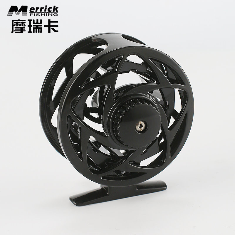 摩瑞卡前打轮全金属带泄力渔轮鱼线轮压铸大飞钓轮手中通轮飞钓轮|ru