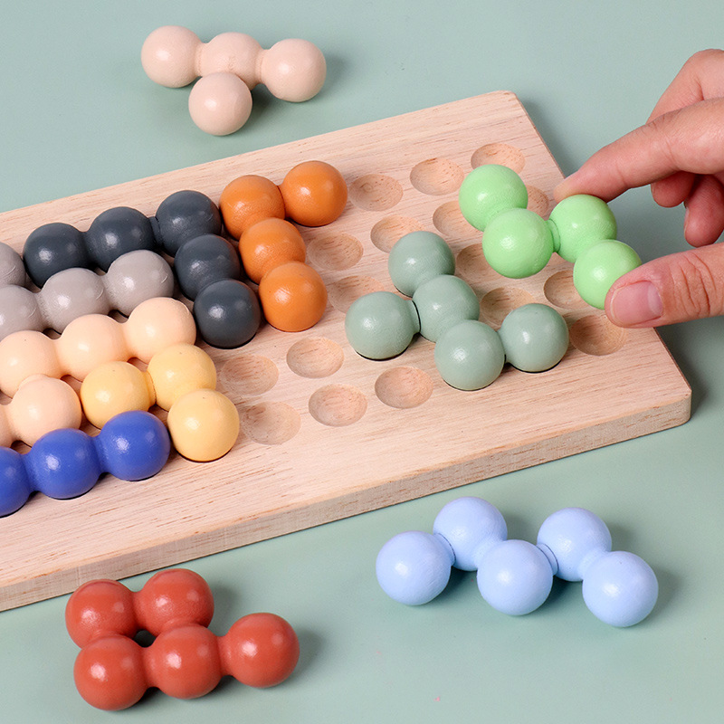 CCCCE madera para niños, cuentas de educación temprana, fuente de sabiduría, cuentas mágicas, inteligencia, razonamiento lógico, rompecabezas, juegos de mesa, juguetes