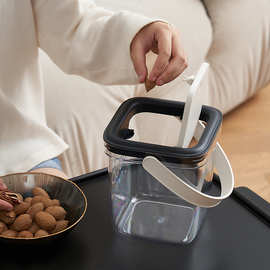 个性涂鸦桌面垃圾桶提手按压式多功能收纳篮轻奢质感便携卫生方桶