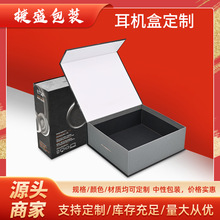 蓝牙耳机包装盒定制游戏头戴耳机纸盒书型盒磁吸翻盖耳机纸盒包装