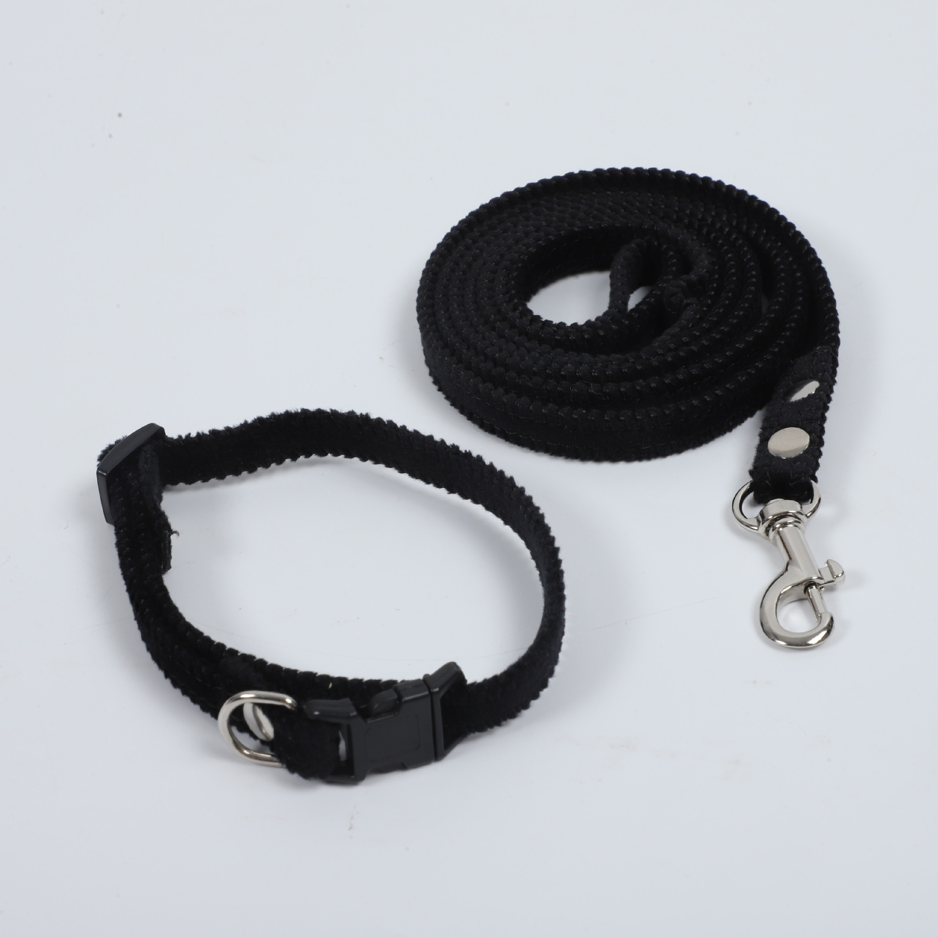 칼라 + 가죽끈 [블랙]