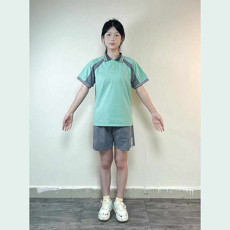 江西赣州市统一校服小学初高中男女同款夏季运动套装短袖柔软棉质|undefined