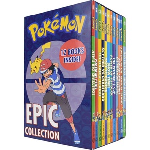 Pokemon Epic Collection Elf Elf Pokémon Adventure 12 томов коробка для первичной главы детей