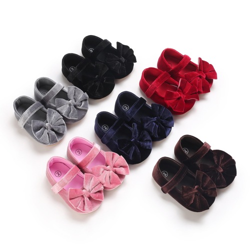 Spring, summer and autumn, 0-1 year old girl's shoes, soft sole, fashionable princess shoes, baby toddler shoes