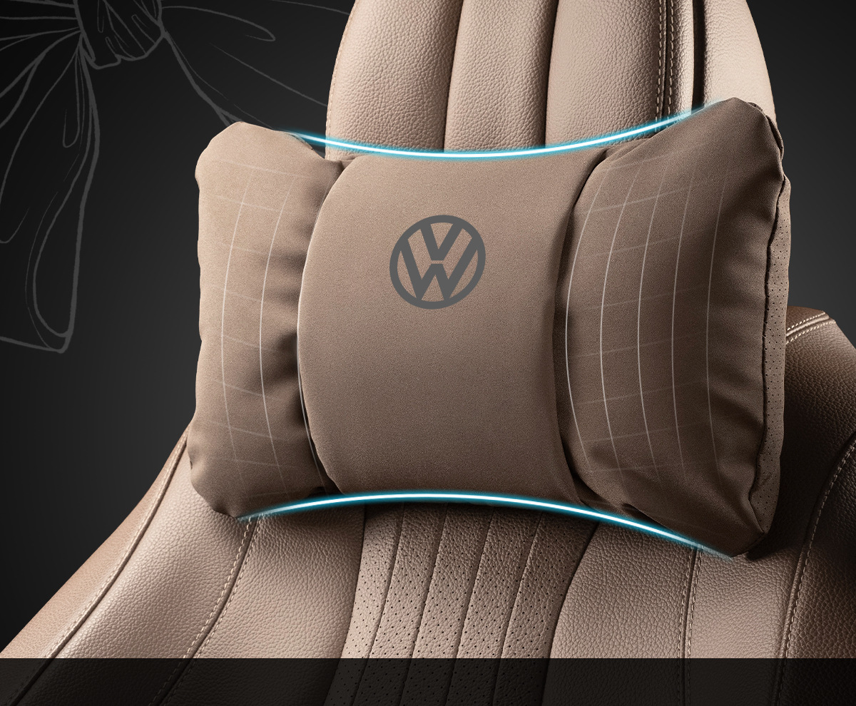 Suitable for Volkswagen Headrests and Neck Pillows, Lavida, Magotan, Cc, Passat, Sagitar, Tiguan, Tayron Seat Lumbar Cushions