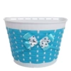 Children's carriage woven basket-blue