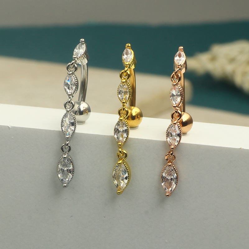 Pointed titanium steel lip stud product view