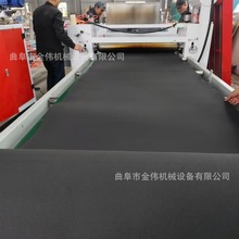 PVC地板革EVA泡棉复合机 汽车内饰脚垫毛毡布橡胶皮贴面机厂家