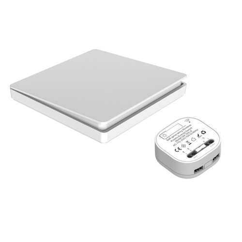 86-Type Rocker Self-Powered Wireless Switch, Home Use, Waterproof, Remote-Controlled Switch Panel—Battery-Free, Dual-Gang Design, Easy-to-Apply Installation