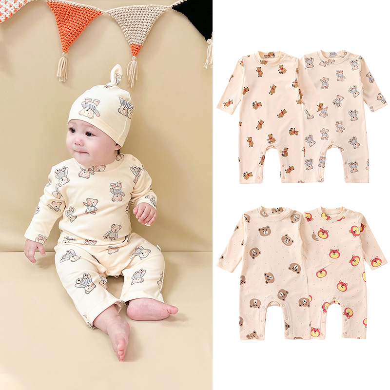 Baby Thermal Jumpsuit Spring Season Unisex Baby Warm Clothing Newborn Infant Spring Base Layer Autumn Outfit