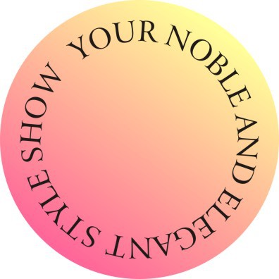 #TSD^오렌지 그라데이션 핑크 [직경 125]