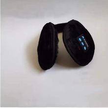 跨境熱銷冬季保暖耳罩簡約毛絨音樂藍牙耳機無線通話藍牙耳罩批發