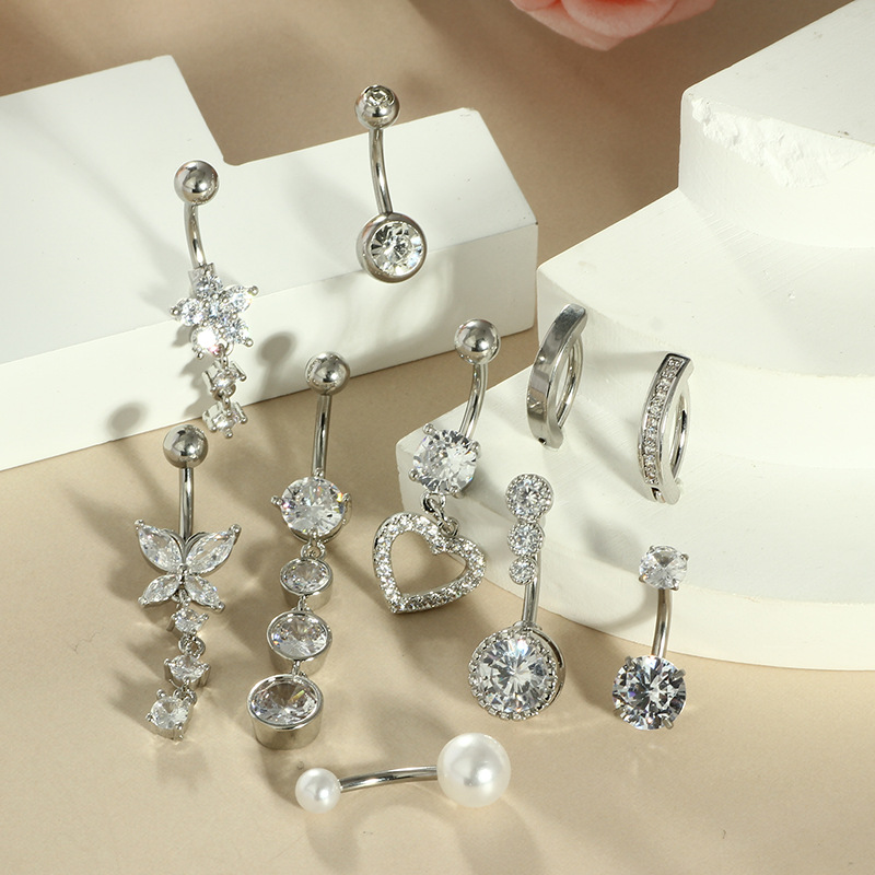 Labret piercing jewelry detail image