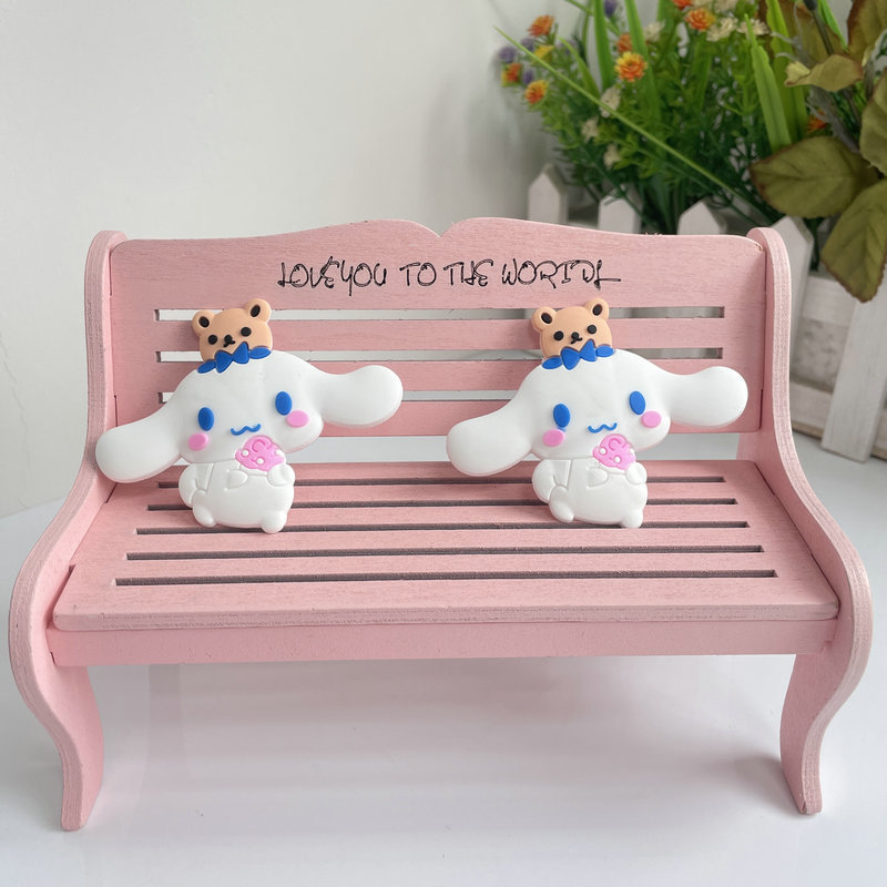 Mobile Phone Case Driver's License Car Interior Storage Box Refrigerator Sticker Cartoon Cinnamon Dog Pvc Soft Glue Jewelry Patch Accessories