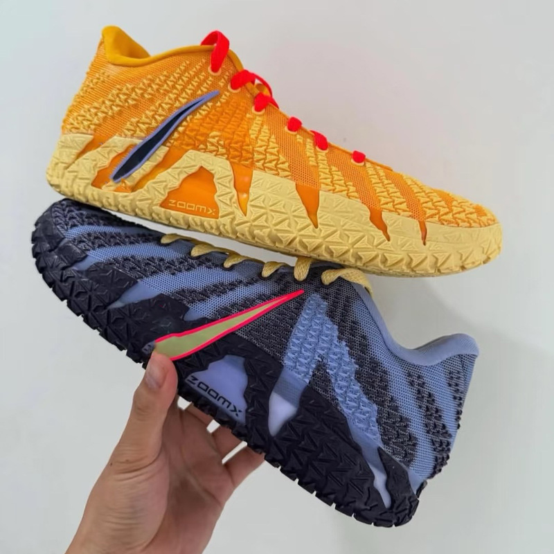 Foreign Trade Ja 3 Basketball Shoes Morant 3Rd Generation Practical Sneakers Air Cushion Non-Slip Cushioning Sports Shoes Men's and Women's Casual Shoes