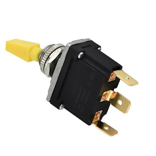 Jlg 4360539 Domestic Three-Speed Three-Legged Yellow Handle Plug-In Self-Locking Toggle Switch