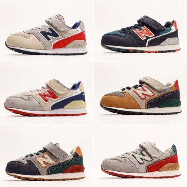 Оригинальные детские кроссовки Putian 996 в стиле ретро для мальчиков и девочек с застежкой-липучкой, универсальные беговые кроссовки.