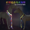 Luminous equestrian chest straps, horses, equipped with charging LED traction outdoor outdoor waterproof waterproof traction chest strap