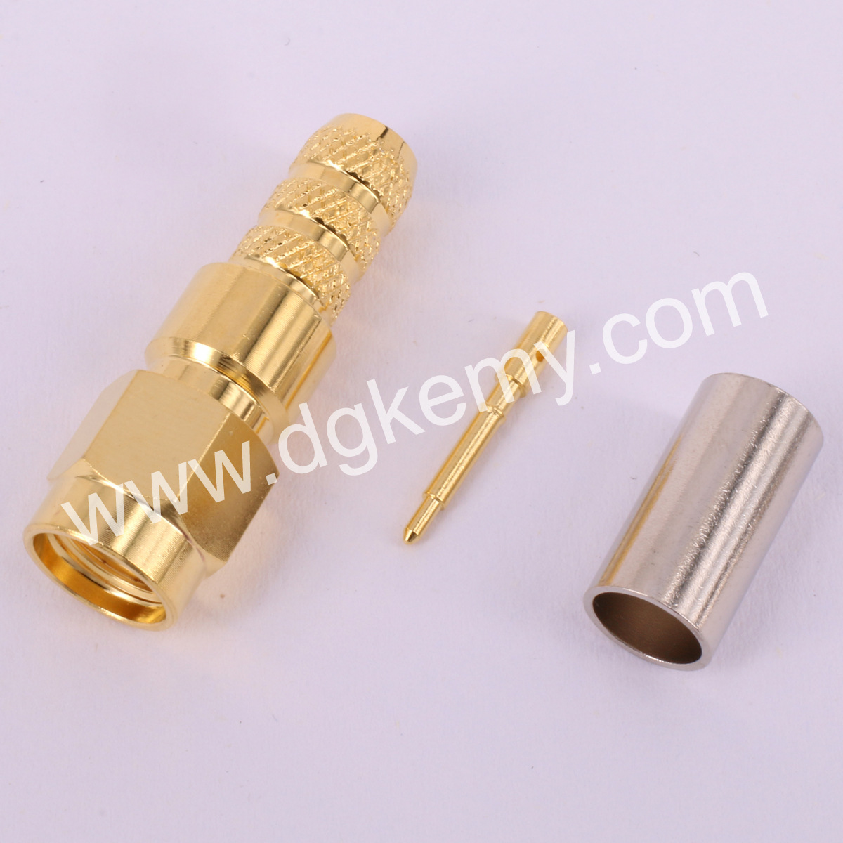 SMA-J4D直公头LMR LL240低损线 SMA-J4射频连接器 欧美高标准