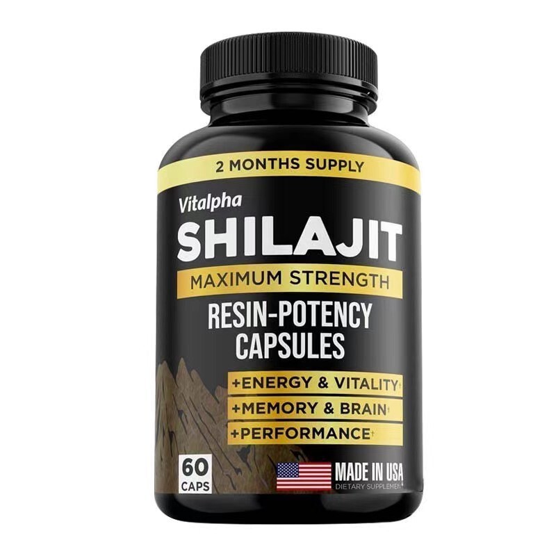 tk跨境爆款现货维生素Shilajitcapsules喜来芝胶囊虫草花胶囊60粒|undefined
