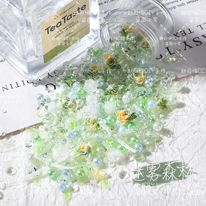 春日限定超仙气卡砖DIY材料不规则晶透碎石风暴谷美周边装饰配件|undefined
