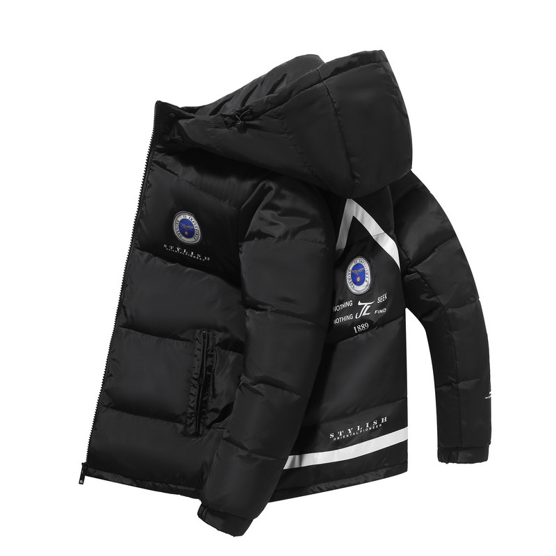 Neue leichte Herren kurze Winter dicke warme weiße Entendaunenjacke Fabrik Männer_voghion.com