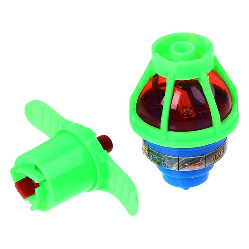 Креативная детская вспышка, светящаяся вращающаяся верхняя цепочка, игрушка, красочный верхний пояс для выброса, пусковая установка, студенческие призы