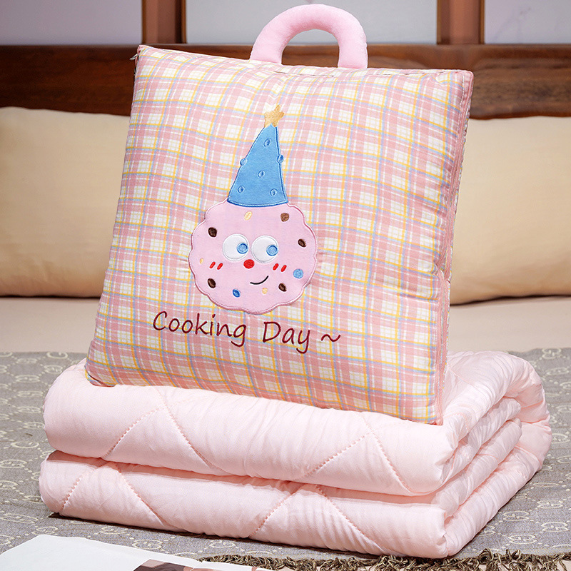 핑크 체크 쿠키 (워싱 면)