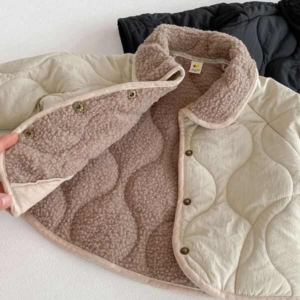 Warm velvet winter retro down jacket for men and women