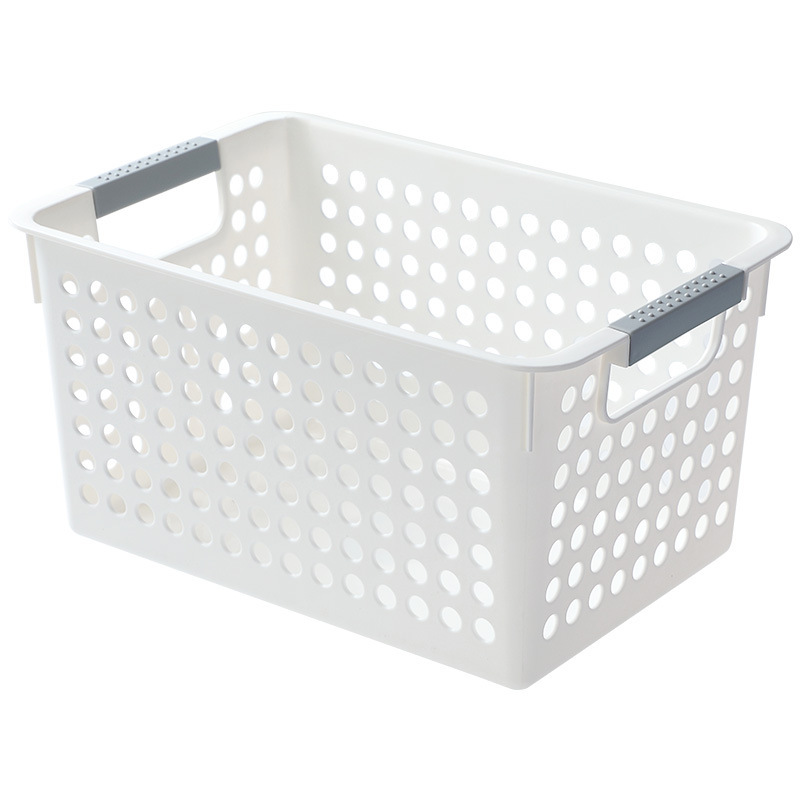 Cesta de cocina Cesta de plástico de bocadillos Cesta de almacenamiento de baño cuadrada Cesta pequeña Cesta de almacenamiento de cosméticos Caja de almacenamiento image 5