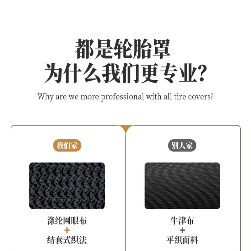 Automobile special tire anti-skid cover portable polyester wear-resistant mesh cloth snow tire cover