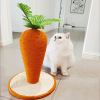 Carrot Scratching Sisal Cat scratch post vertical Artifact Cat Tree Kitty Toys