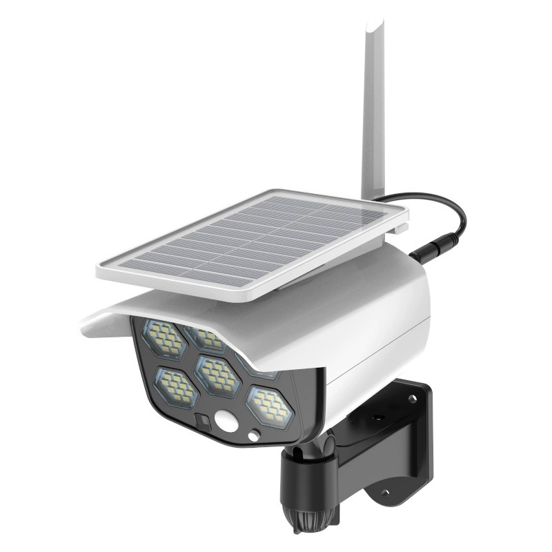 Светодиодный монитор на солнечной батарее, видеонаблюдение индукционное CCTV камера, уличный светильник, бра для беседки, пульт дистанционного управления