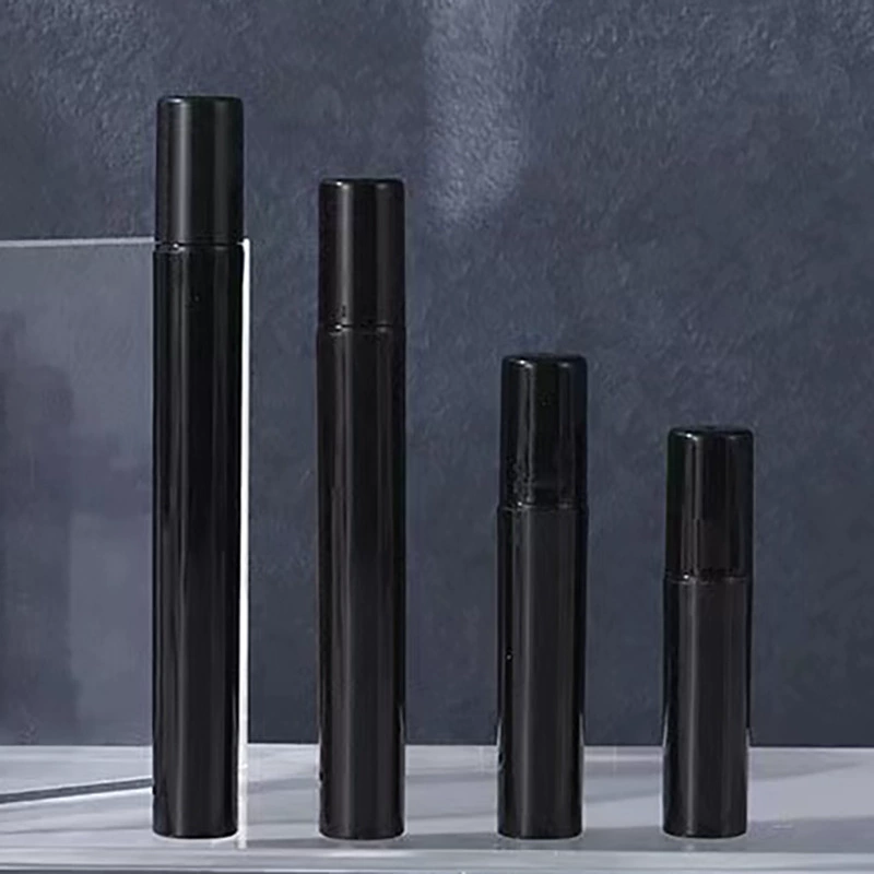 Черный 2ml Портативный мини-парфюмерная бутылка пробная маленькая распылитель флакон духов пластиковая пуста бутылка с пустой бутылкой