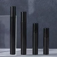 Черный 2ml Портативный мини-парфюмерная бутылка пробная маленькая распылитель флакон духов пластиковая пуста бутылка с пустой бутылкой