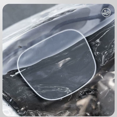 Laminated Waterproof and Uv-Resistant Cover: Motorcycle front windshield
