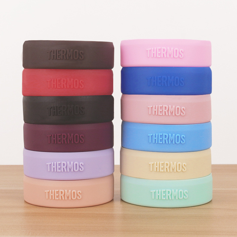 Thermos Cup Coaster Silicone Cup Bottom Cover Water Cup Cover Anti-slip Anti-fall Protective Cover Universal 350/500ml