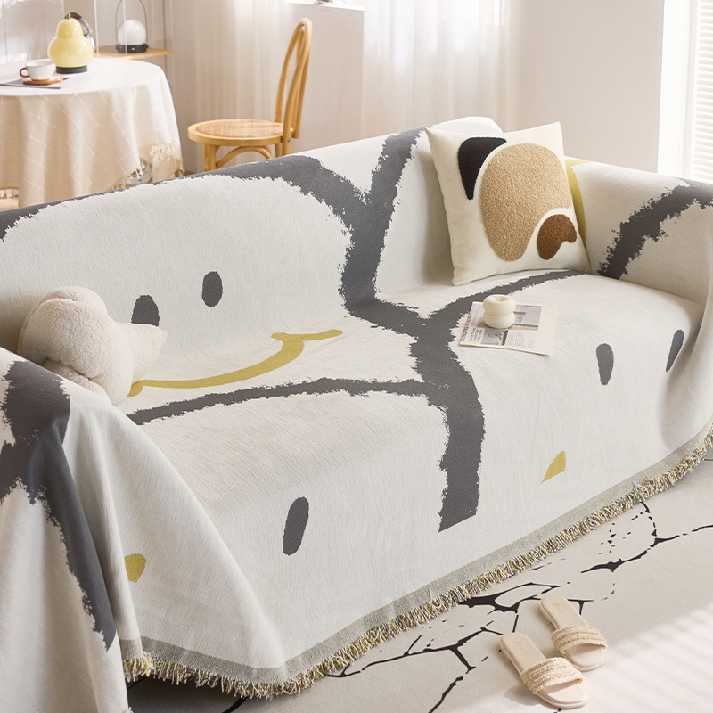 Doble cara gruesa toalla de sofá Schneider antideslizante cuatro estaciones universal de una sola pieza cubierta de sofá cubierta de sofá cojín de tela de cubierta