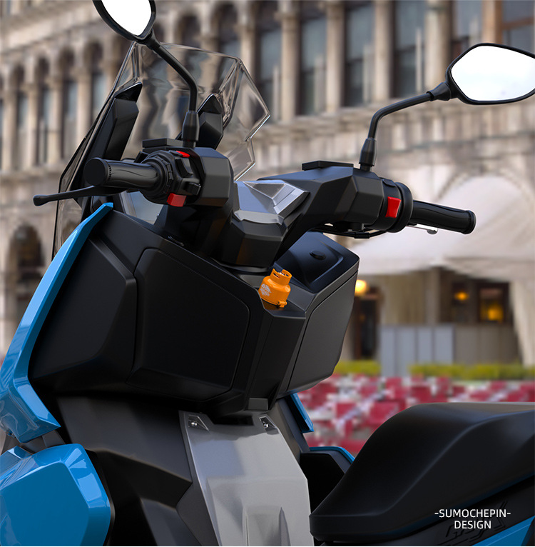 No.9 electric car motorcycle modification accessories cub CC110 electric door lock car keyhole decorative cover