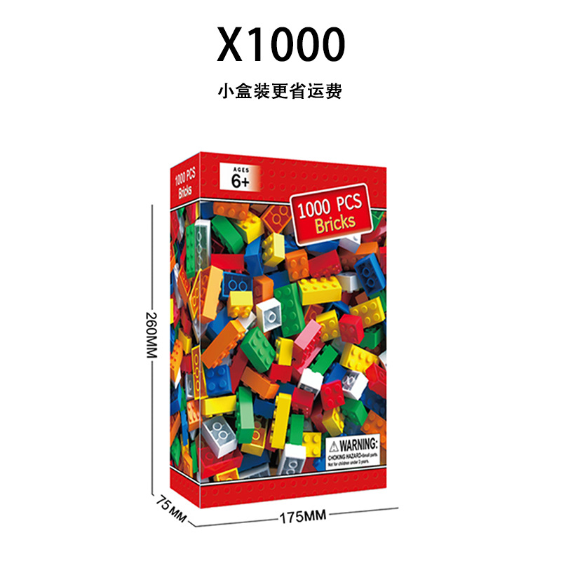 Pequeña caja de color que empaqueta 1000PCS